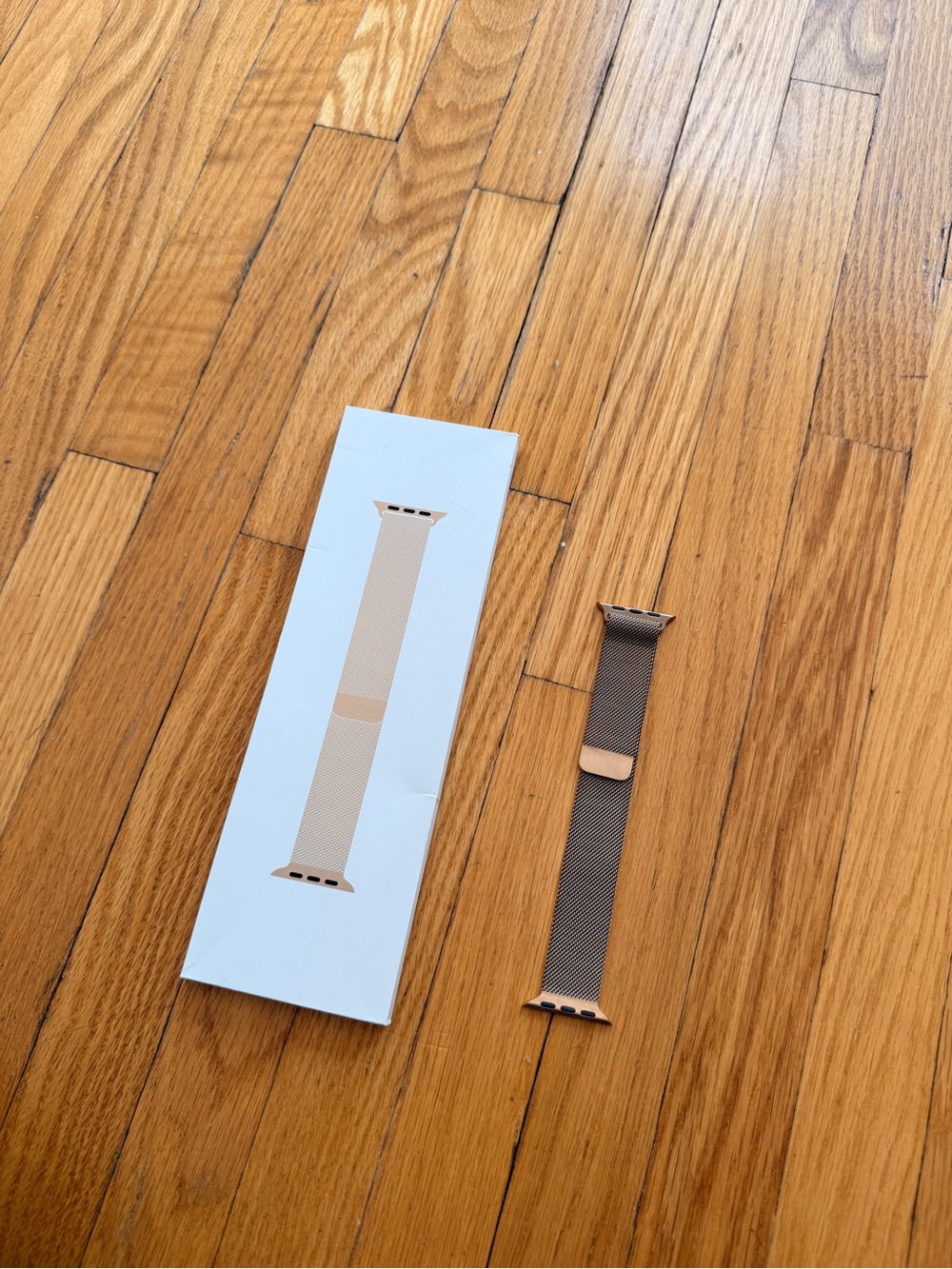 Apple Milanese Loop Watch Band - Rose Gold Tone